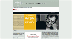 Desktop Screenshot of lucianoberio.org